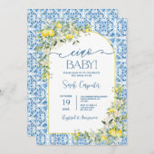 Invitation Baby shower de Ciao (Devant / Derrière)