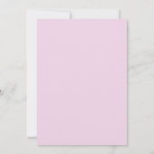 Invitation Baby shower de cigognes (Dos)