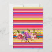 Invitation baby shower de cirque mexicaine (Dos)