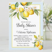 Invitation Baby shower de citron garçon