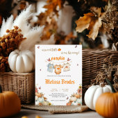 Invitation Baby shower de Citrouille doux et imprimable