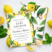 Invitation Baby shower de Citrus Little Cutie