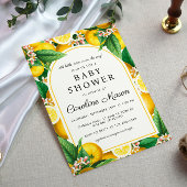 Invitation Baby shower de Citrus Little Cutie
