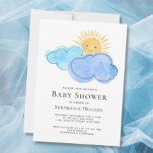 Invitation Baby shower de Clouds Boy