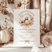 Invitation Baby shower de code QR de Silly Goose