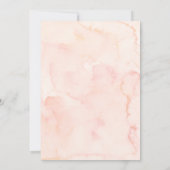 Invitation Baby shower de Coeurs Boho Little Sweetheart (Dos)