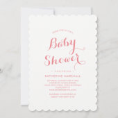 Invitation Baby shower de colombe et d'ange de blanc (Dos)