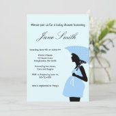 Invitation Baby shower de concepteur (Debout devant)