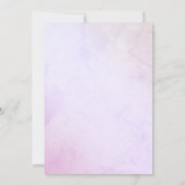 Invitation Baby shower de coquillage (Dos)