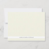 Invitation Baby shower de couchage Vintage (Dos)