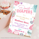 Invitation Baby shower de couches de beignes mûres