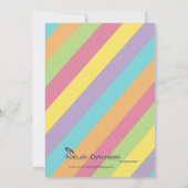 Invitation Baby shower de couches de couches de couches paste (Dos)
