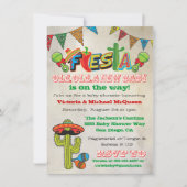 Invitation Baby shower de couples de fêtes mexicai (Devant)