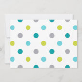 Invitation Baby shower de couples de garçons | Ours nordique (Dos)