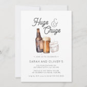 Invitation Baby shower de couples de haricots et de baisseaux (Devant)