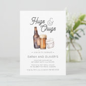 Invitation Baby shower de couples de haricots et de baisseaux (Debout devant)