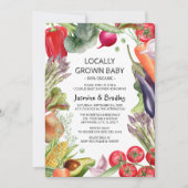 Invitation Baby shower de couples de producteurs agricoles lo (Devant)