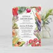 Invitation Baby shower de couples de producteurs agricoles lo (Debout devant)