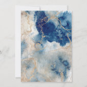 Invitation Baby shower de couronne d'aquarelle sous-marine (Dos)