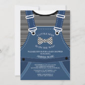 Invitation Baby shower de Cravate Little Man Bow (Devant)