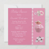 Invitation Baby shower de Cupcake (Dos)