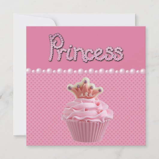 Invitation Baby shower de Cupcake (Devant)