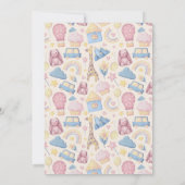 Invitation Baby shower de Cute Boho (Dos)