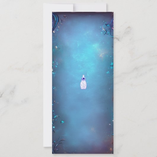 Invitation Baby shower de défilement de forêt enchantée viole (Dos)