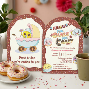 Invitation Baby shower de dessin et arrosage pour bébé mignon