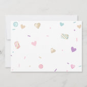 Invitation Baby shower de Diapeurs de beignes mignons (Dos)