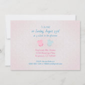 Invitation Baby shower de disposition (Dos)