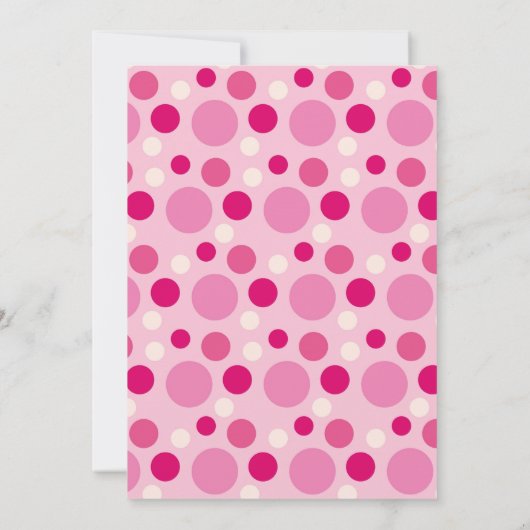 Invitation Baby shower de Donut Rose (Dos)