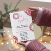 Invitation Baby shower de Donut Rose