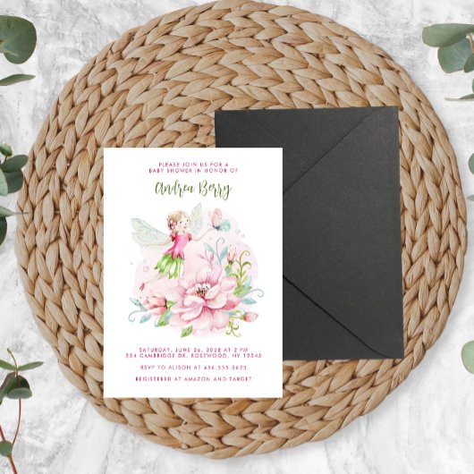 Invitation Baby shower de farine