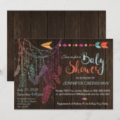 Invitation Baby shower de Feather Dream (Devant / Derrière)