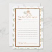 Invitation Baby shower de ferme mignonne (Devant)