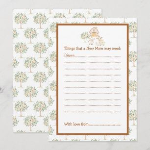 Invitation Baby shower de ferme mignonne