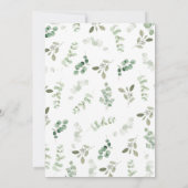 Invitation Baby shower de ferme pour petits garçons (Dos)