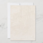 Invitation Baby shower de ferme Rustique Horse (Dos)