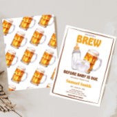 Invitation Baby shower de fête de la bière
