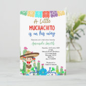 Invitation Baby shower de Fiesta (Debout devant)