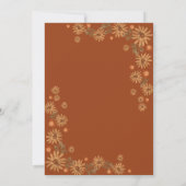 Invitation Baby shower de fille ours en peluche de la petite  (Dos)