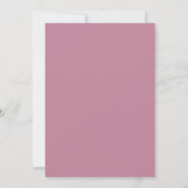 Invitation Baby shower de fleur sauvage rustique (Dos)