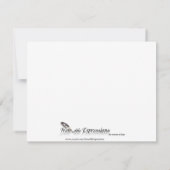 Invitation Baby shower de fleurs de pomme verte (Dos)