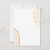 Invitation Baby shower de fleurs de tournesol simple (Dos)