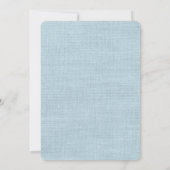 Invitation Baby shower de fleurs d'éléphants de rotule rustiq (Dos)