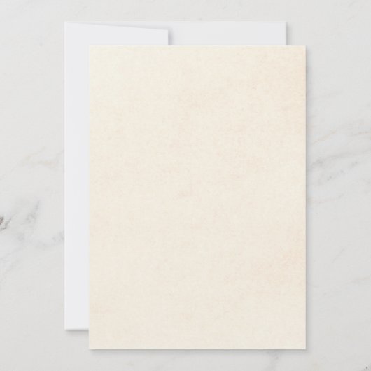 Invitation Baby shower de fleurs en terre cuite rouille (Dos)