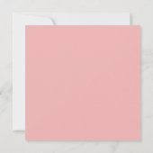 Invitation Baby shower de fleurs esthétique (Dos)
