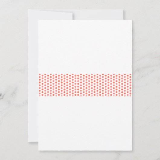 Invitation Baby shower de Fox bébé - Fille (Dos)