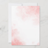 Invitation Baby shower de fraise Berry aux bleuets doux (Dos)